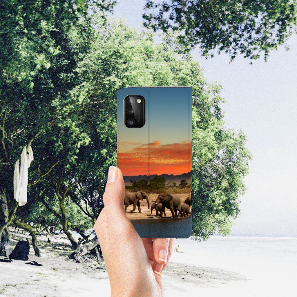 Samsung Galaxy A41 Hoesje maken Olifanten - B2C Telecom