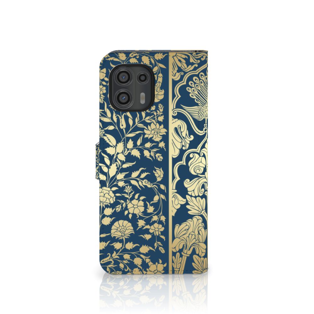 Motorola Edge 20 Lite Hoesje Beige Flowers