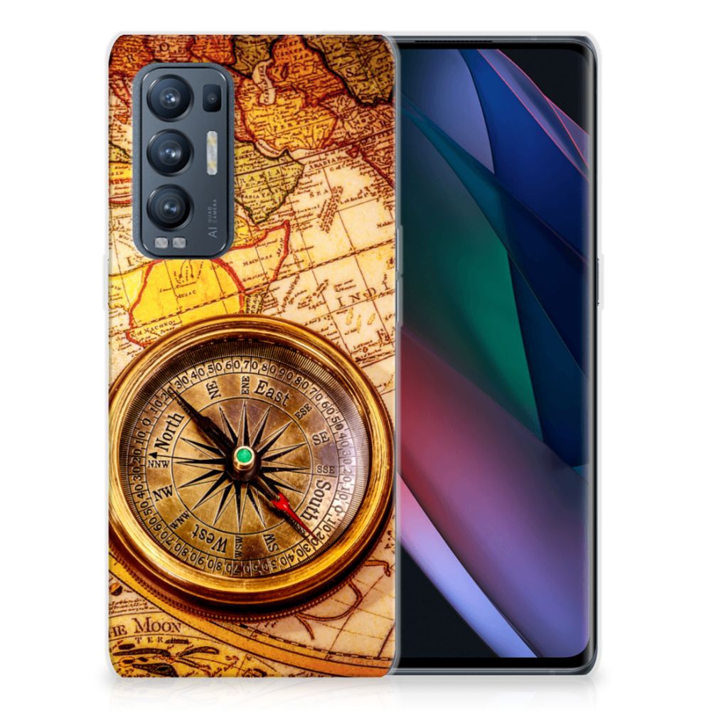OPPO Find X3 Neo Siliconen Back Cover Kompas