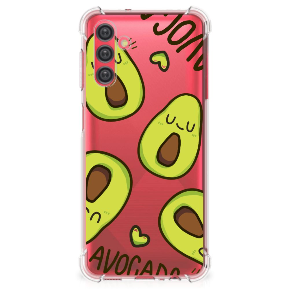 Samsung Galaxy A13 5G | A04s Stevig Bumper Hoesje Avocado Singing