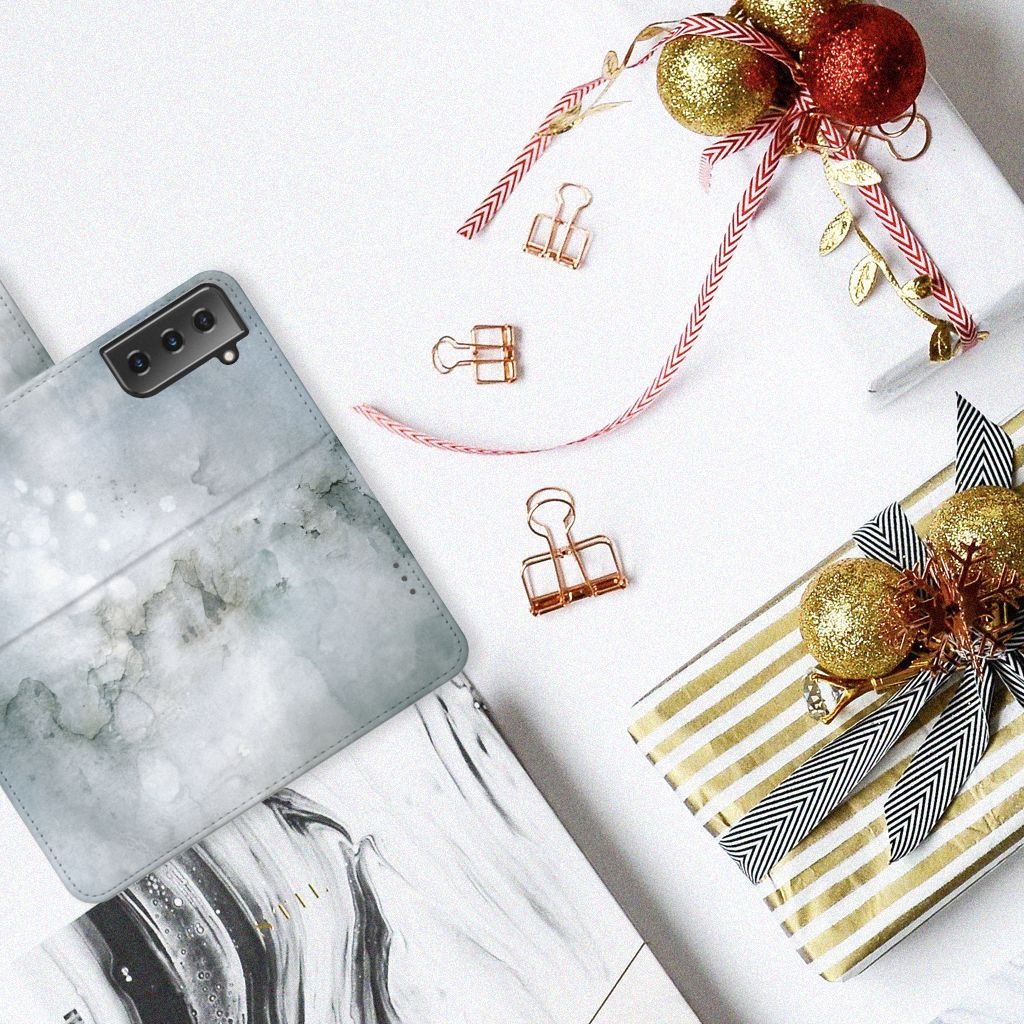 Hoesje Samsung Galaxy S21 Plus Painting Grey