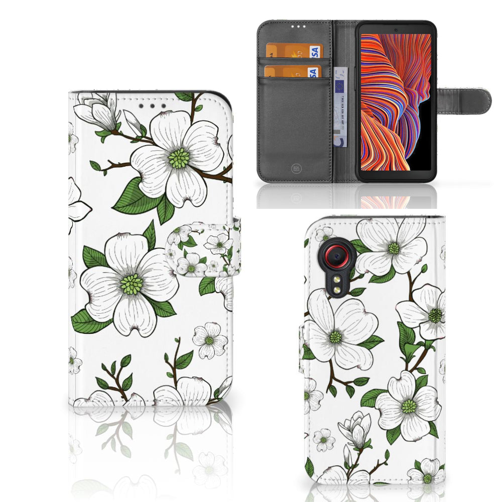 Samsung Galaxy Xcover 5 Hoesje Dogwood Flowers