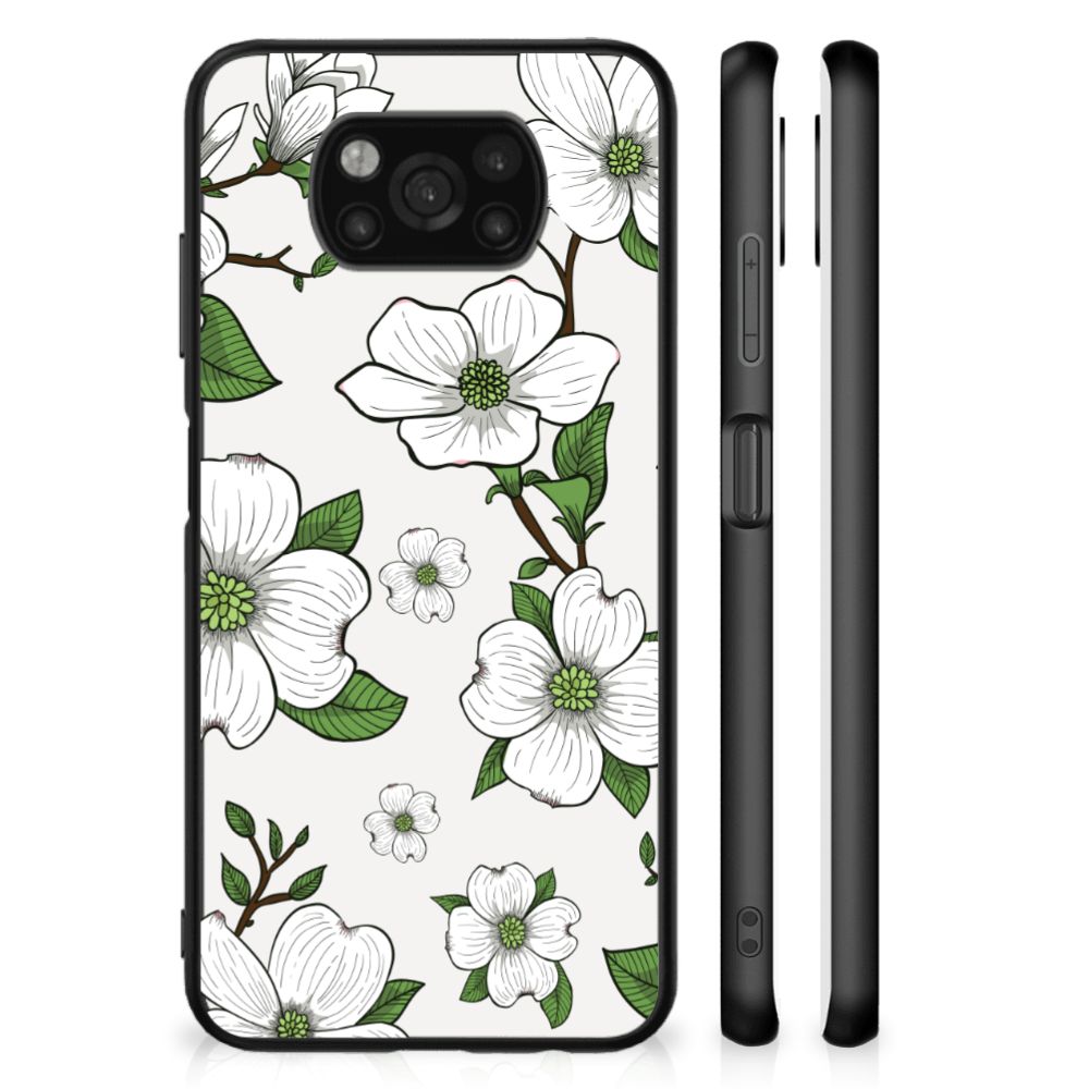 Xiaomi Poco X3 | X3 Pro Bloemen Hoesje Dogwood Flowers B2C Telecom