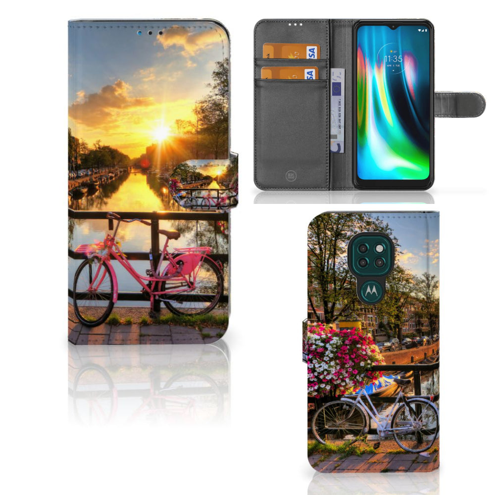 Motorola Moto G9 Play | E7 Plus Flip Cover Amsterdamse Grachten