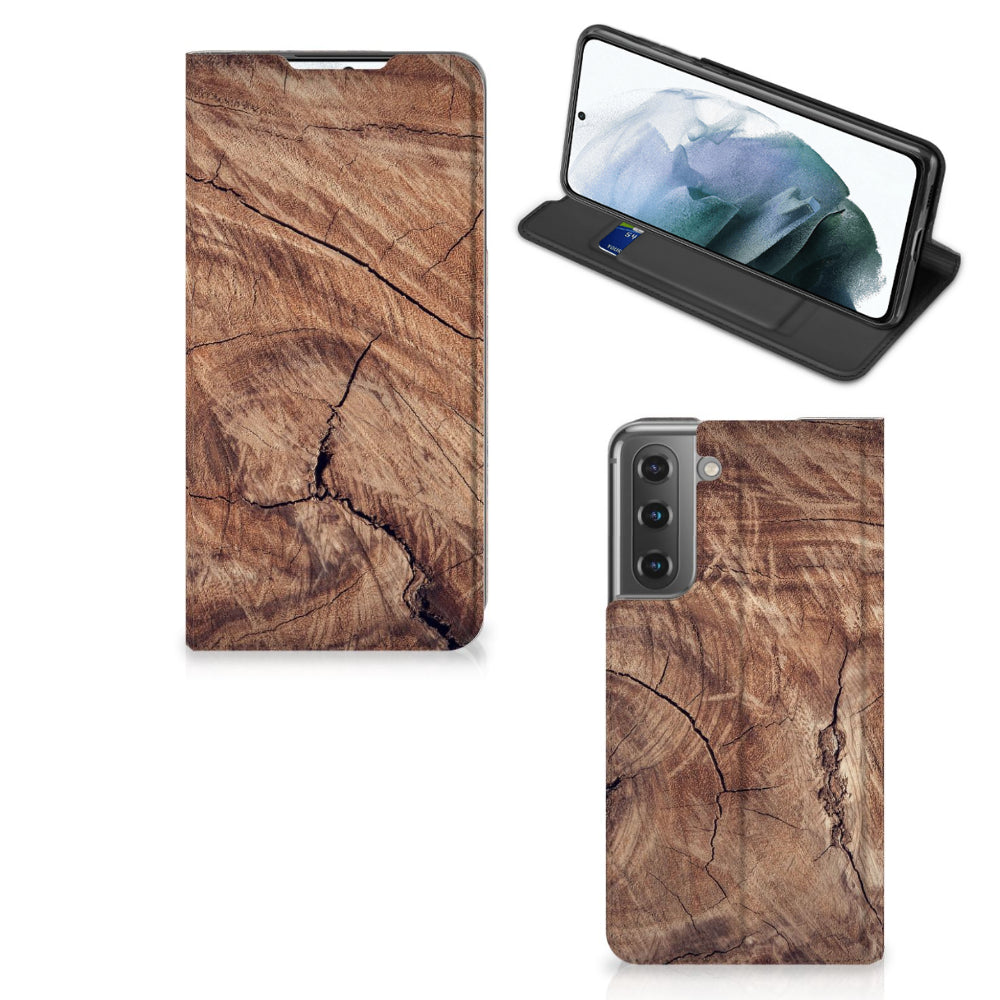 Samsung Galaxy S21 FE Book Wallet Case Tree Trunk