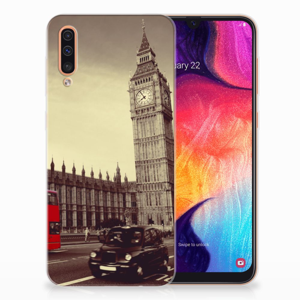 Samsung Galaxy A50 Siliconen Back Cover Londen