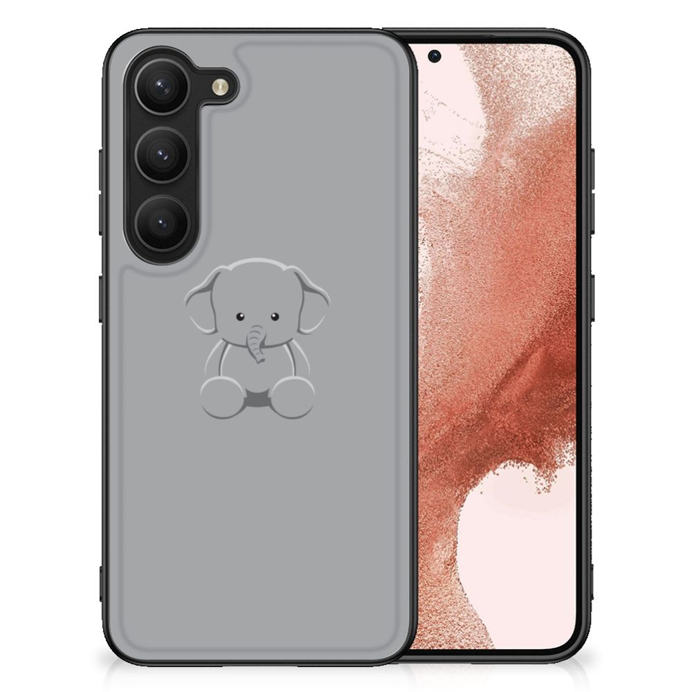 Samsung Galaxy S23 Hoesje Grijs Baby Olifant B2C Telecom