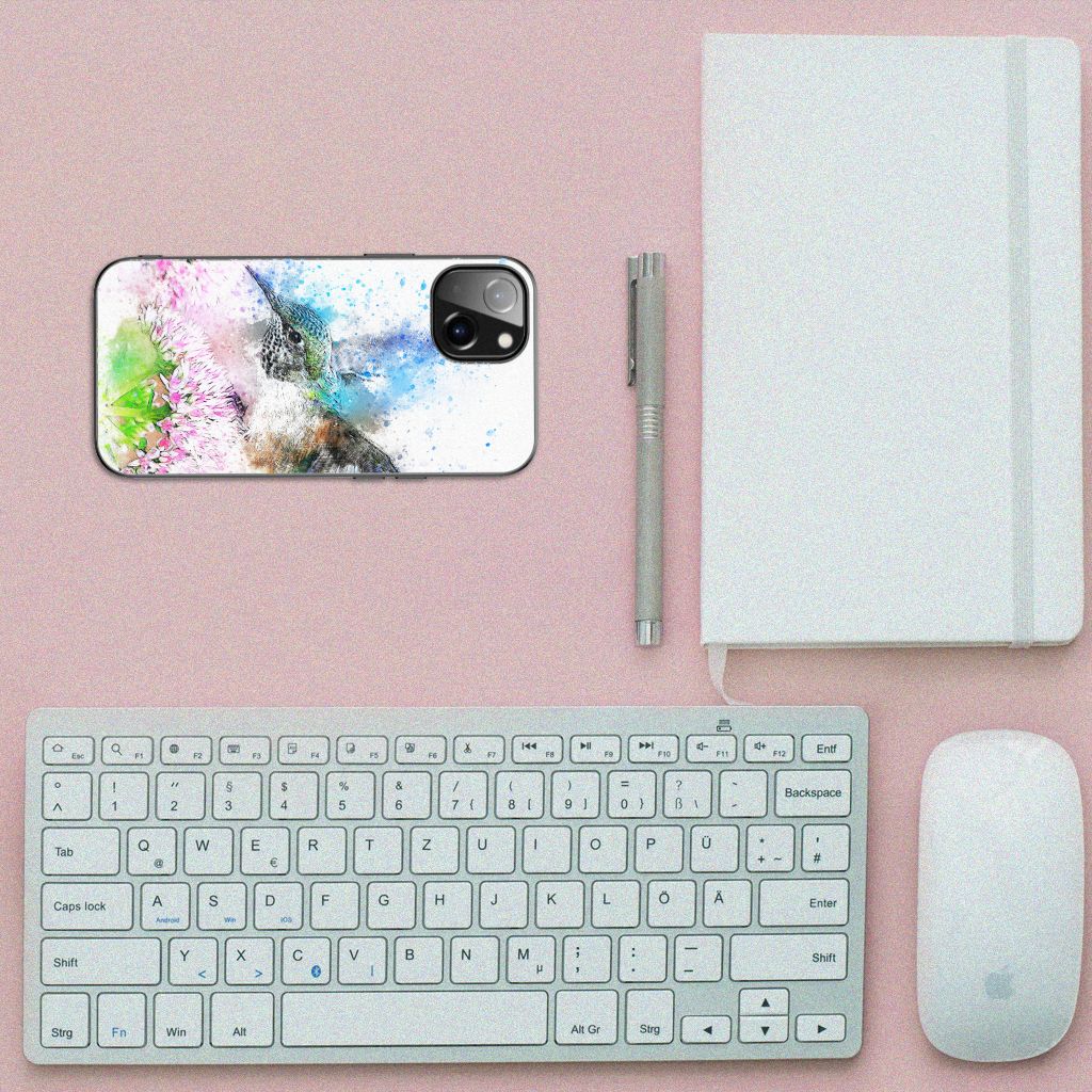 Kleurrijke Telefoonhoesje Apple iPhone 13 Vogel B2C Telecom