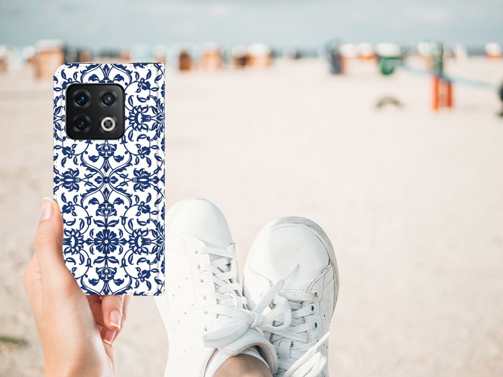 OnePlus 10 Pro Smart Cover Flower Blue - B2C Telecom