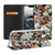 Smart Cover voor Apple iPhone 16e Dark Flowers - Dark Flowers design - Afbeelding 1