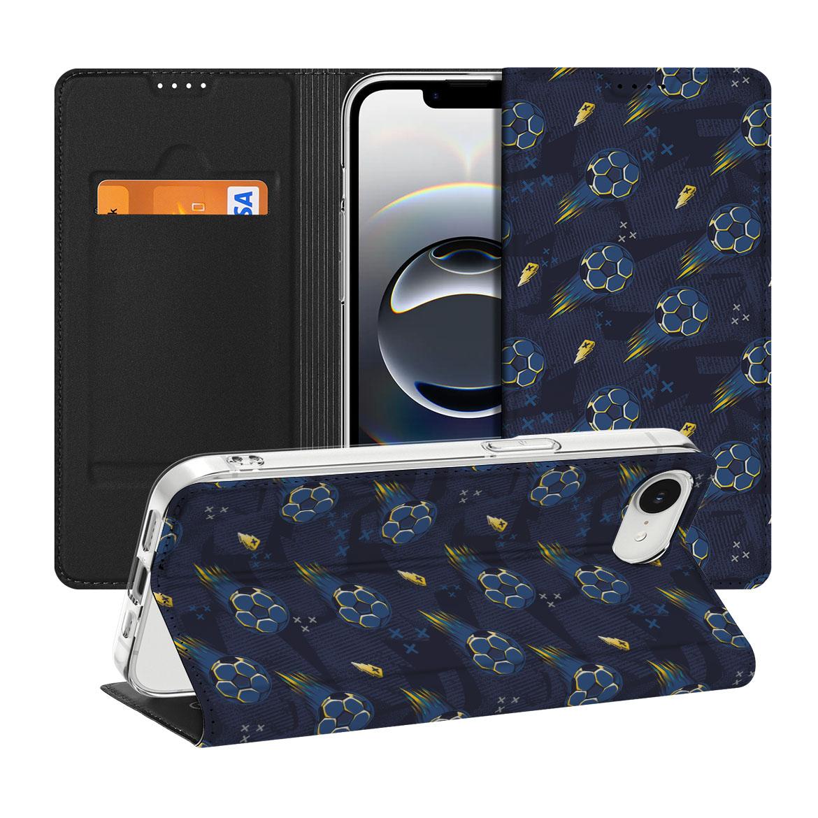 Hoesje met Magneet voor Apple iPhone 16e Voetbal - Voetbal design - Afbeelding 1