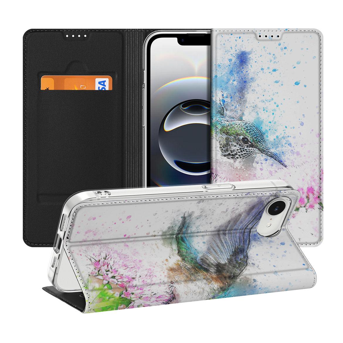 Bookcase voor Apple iPhone 16e Vogel - Vogel design - Afbeelding 1