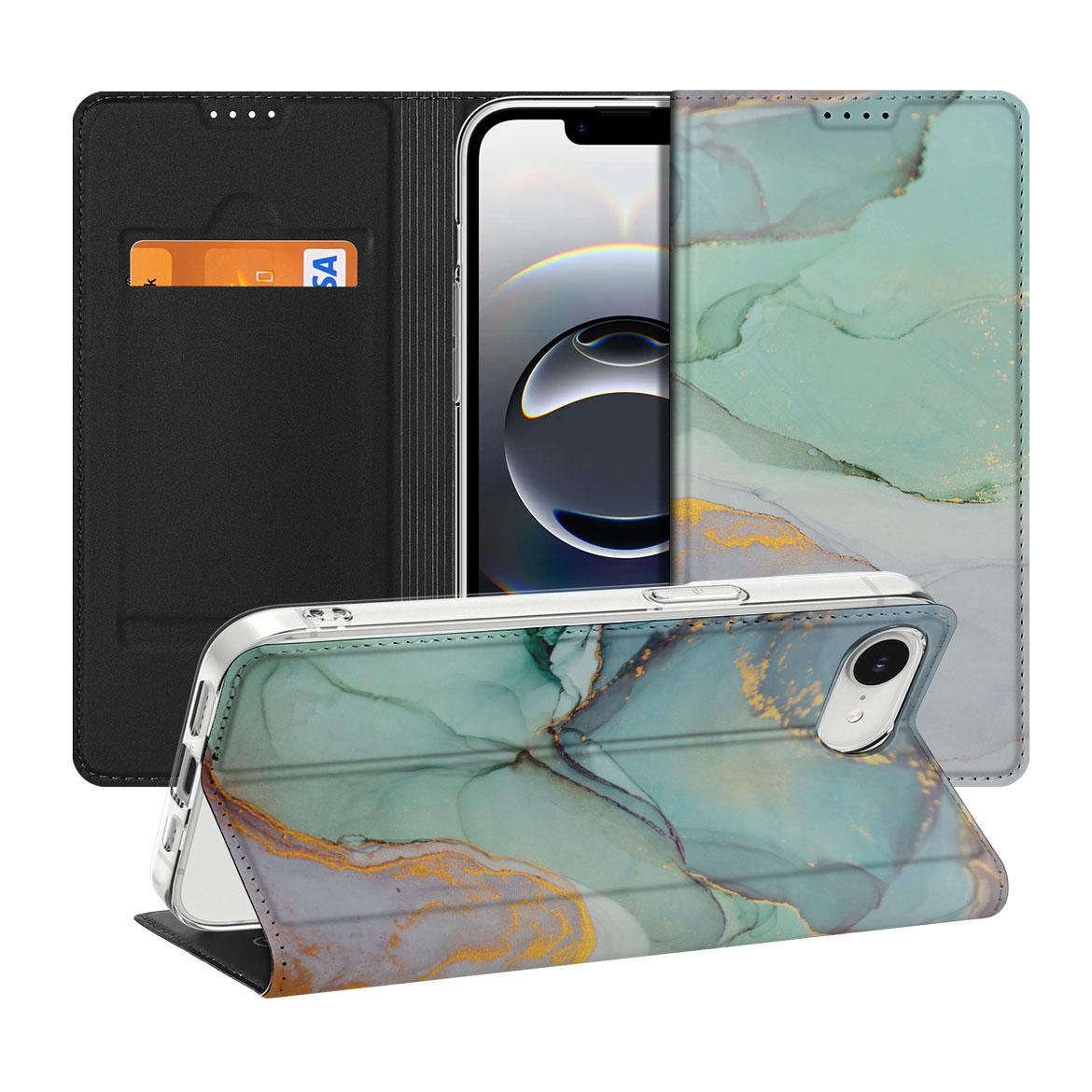 Bookcase voor Apple iPhone 16e Watercolor Mix - Watercolor Mix design - Afbeelding 1