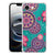 Apple iPhone 16e Hoesje - Cirkels en Vlinders TPU Antishock met kleurrijk design en antishock bescherming.