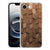 Apple iPhone 16e Hoesje - Wooden Cubes TPU Antishock in transparante case met 3D-houtmotief.