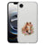 TPU Hoesje iPhone 16e - Paard Backcover met schattige paardenillustratie en bloemen.