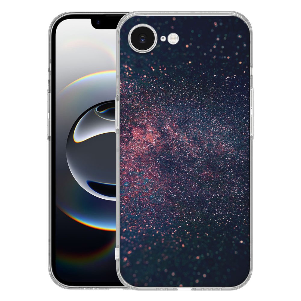TPU Hoesje iPhone 16e - Stars Backcover met een betoverend sterrenontwerp en schokabsorberende bescherming.