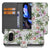 Flamingo Palms Google Pixel 10 Pro XL Telefoonhoesje book case design aanzicht