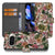 Google Pixel 10 Pro XL Telefoonhoesje Paars Wit Bloemen bloemenprint aanzicht