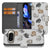 Google Pixel 10 Pro XL Stijlvolle Book Case Hoesje Konijntjes Design voorkant