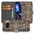 Google Pixel 10 Pro Portemonnee Hoesje Leopard Pasjeshouder voorkant design