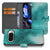 Google Pixel 10 Pro XL Book Case Painting Blue voorkant achterkant
