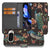 Pauw Bloemen Print Google Pixel 10 Pro XL Telefoonhoesje bookcase pauw bloemen voorkant