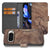 Boomstam Bruin Google Pixel 10 Pro XL Book Case pasjeshouder houtnerf aanzicht