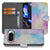 Google Pixel 10 Pro XL Watercolor Light Book Case voorkant achterkant