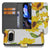 Zonnebloemen Wallet Book Case Google Pixel 10 Pro XL Book Case voorkant binnenzijde
