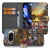 Telefoonhoesje Google Pixel 10 Pro Amsterdamse Grachten bookcase grachtenscène voorkant