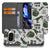 Dino Print Google Pixel 10 Pro Portemonnee Hoesje dinosaurusprint design voorkant