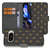 Telefoonhoesje Google Pixel 10 | 10 Pro Franse Lelie Bruin Goud book case voorkant
