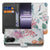 OnePlus Nord CE 5 Stijlvol Bird Flowers Print Book Case voorzijde met pasjeshouder