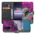 Bookcase Hoesje OnePlus Nord CE 5 Waterval Paars portemonnee design afbeelding
