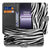 Zebra OnePlus Nord CE 5 Bookcase Hoesje zebra print zwart wit voorkant en achterkant