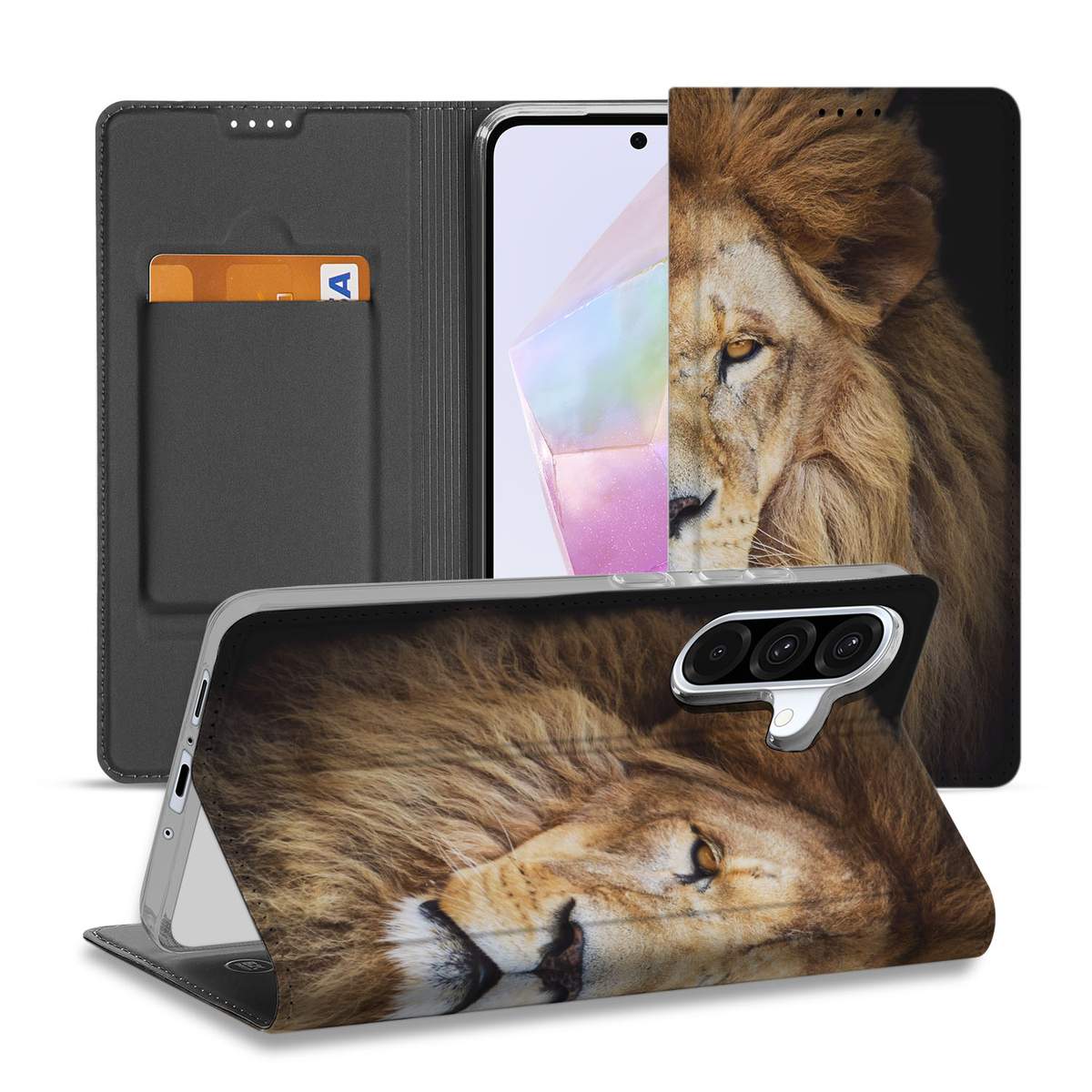 Samsung Galaxy A56 A36 Hoesje Leeuw positie 1