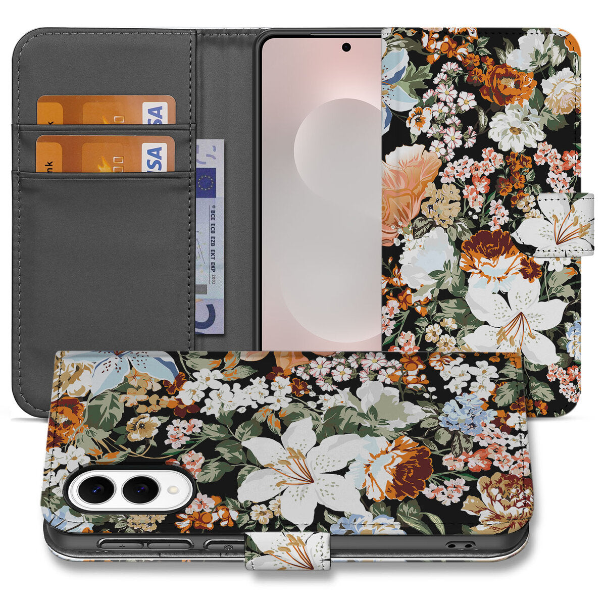 Hoesje voor Samsung Galaxy S25 Edge Dark Flowers