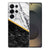 TPU Hoesje Samsung Galaxy S25 Ultra - Marble White Black Backcover