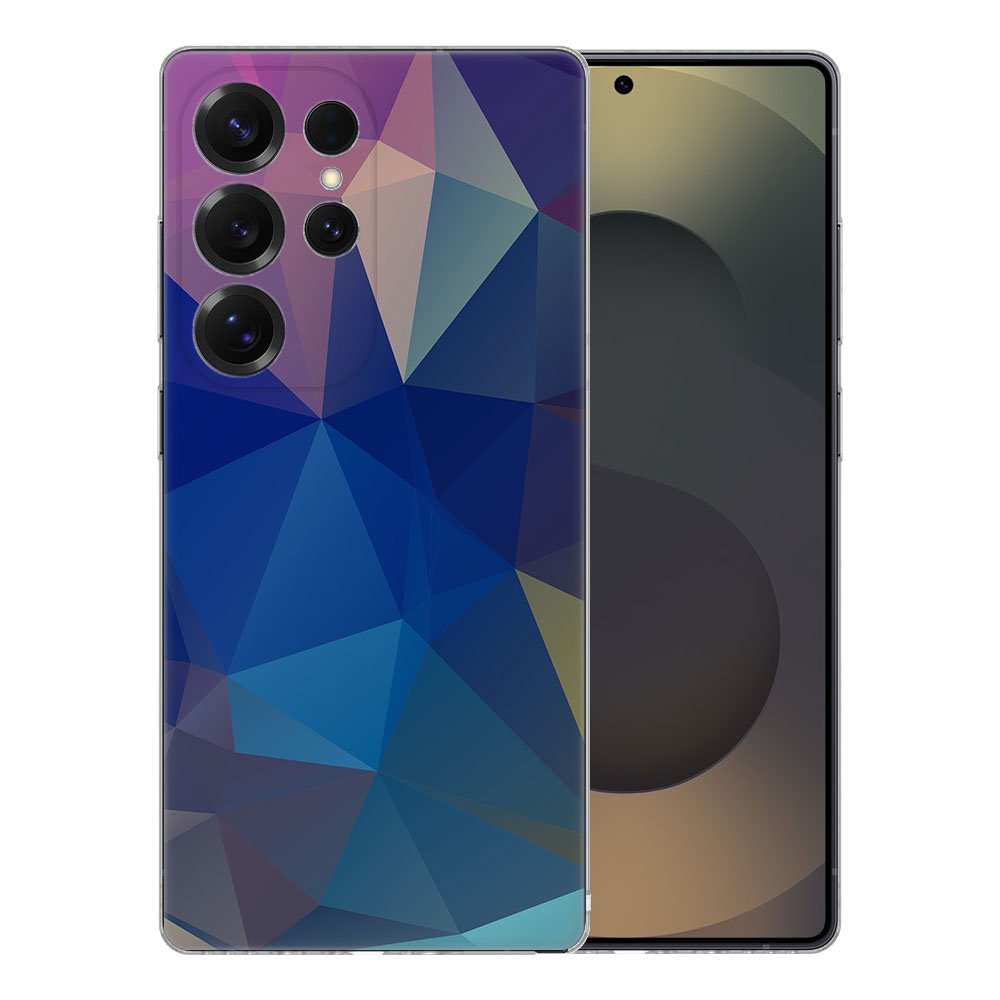 TPU Hoesje Samsung Galaxy S25 Ultra - Polygon Dark Backcover
