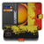 Samsung Galaxy Xcover 7 Pro Belgische Vlag Met Pasvak Book Case voorkant design zwart geel rood