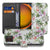 Flamingo Palms Samsung Galaxy Xcover 7 Pro Book Case design flamingo palmbomen aanzicht