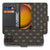 Book Case Samsung Galaxy Xcover 7 Pro Franse Lelie Bruin Goud voorkant binnenzijde