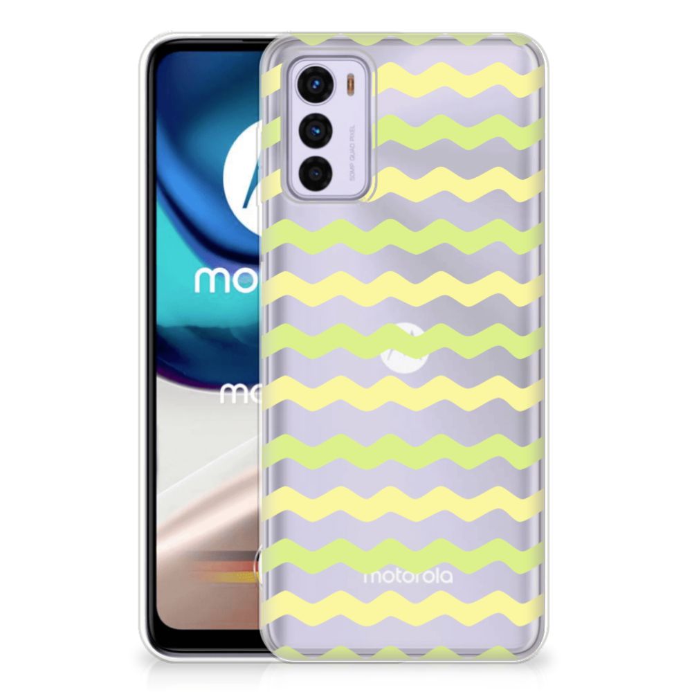 Motorola Moto G42 TPU bumper Waves Yellow B2C Telecom