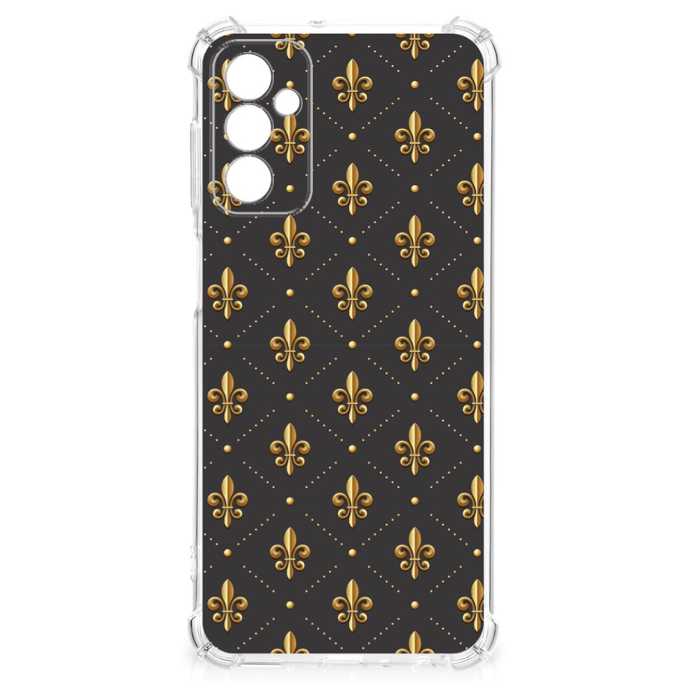 Samsung Galaxy M13 4G | M23 Doorzichtige Silicone Hoesje Franse Lelie B2C Telecom