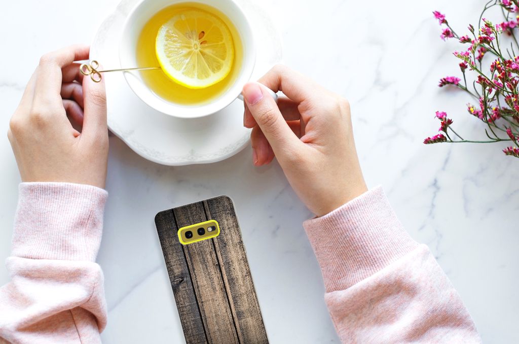 Samsung Galaxy S10e Bumper Hoesje Steigerhout