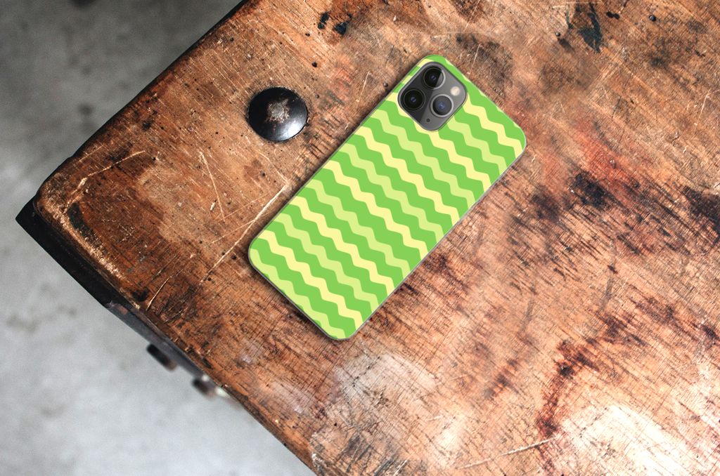 Apple iPhone 11 Pro TPU bumper Waves Green