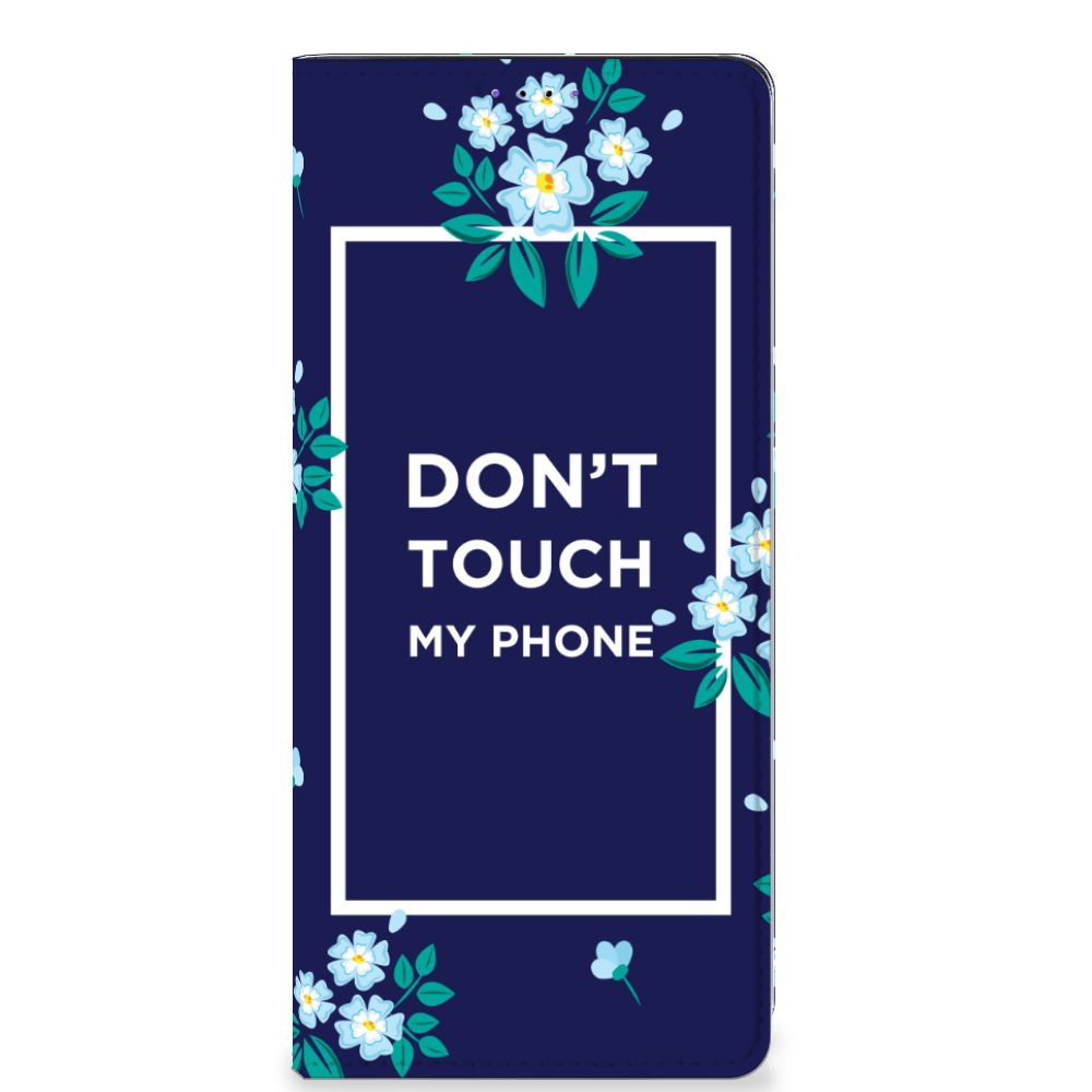 Samsung Galaxy A22 5G Design Case Flowers Blue DTMP - B2C Telecom