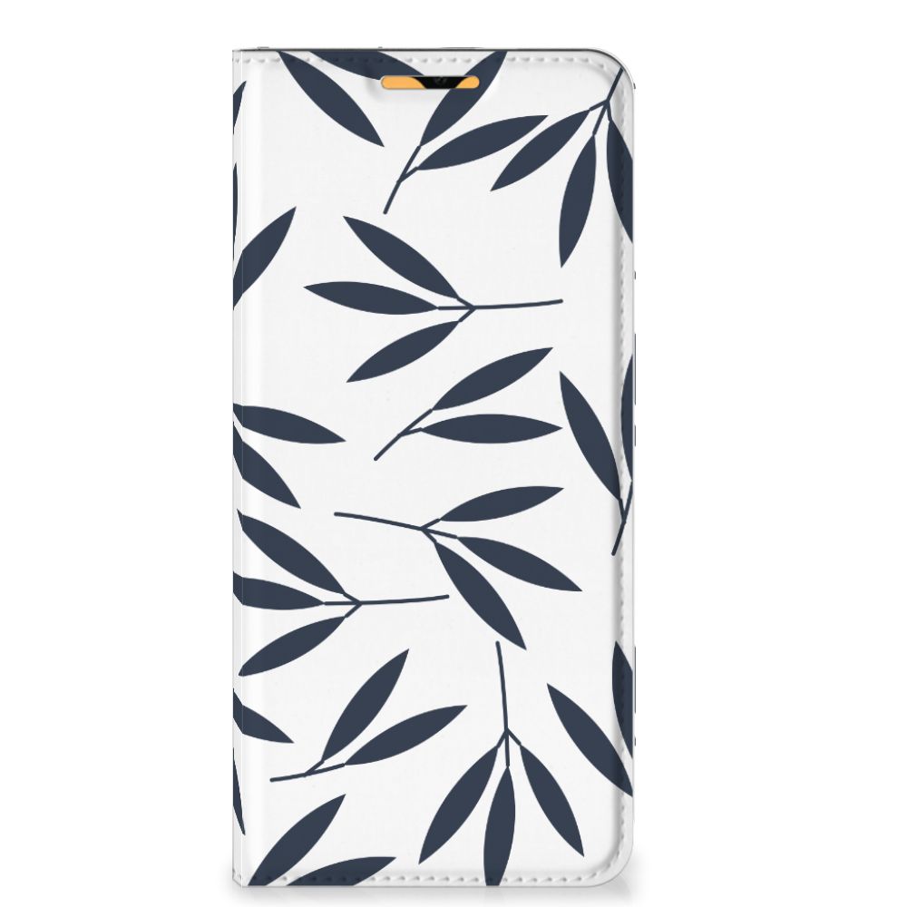 OPPO A15 Smart Cover Leaves Blue - B2C Telecom