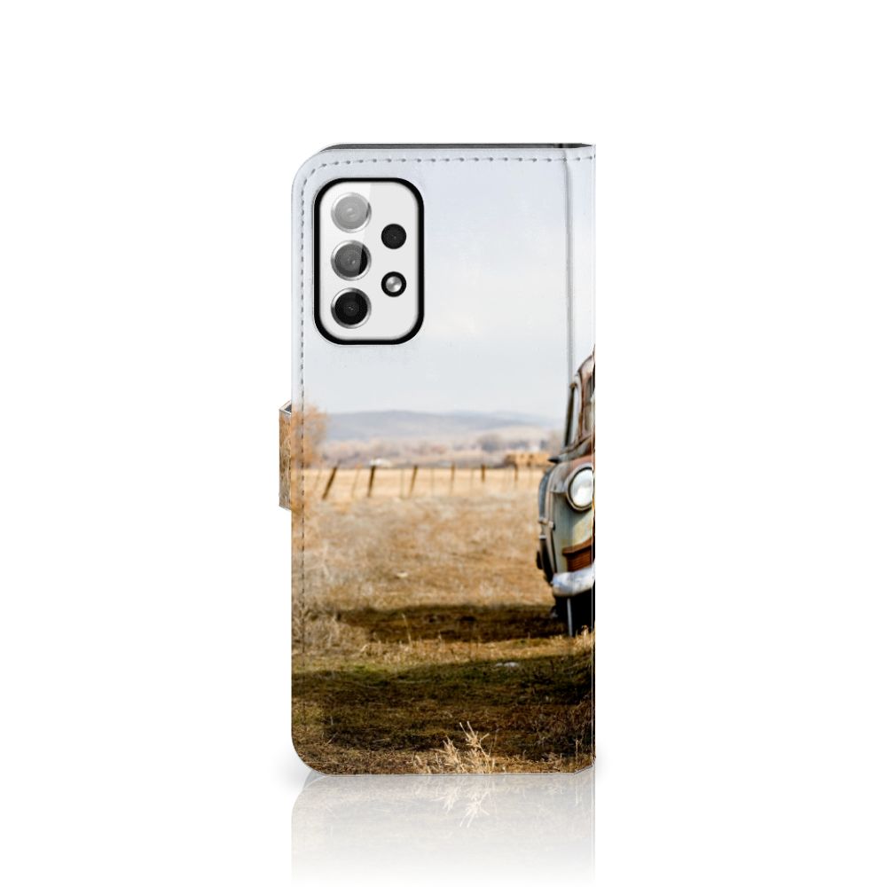 Samsung Galaxy A73 5G Telefoonhoesje met foto Vintage Auto
